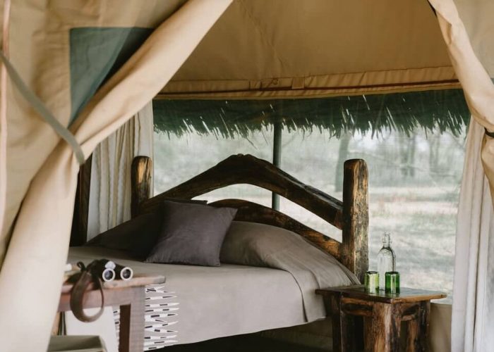 Tarangire Safari Lodge bed side